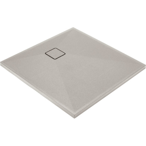 Granitinis kvadratinis dušo padėklas Deante Correo, 90x90 cm, smėlio, KQR_541B Granitinis kvadratinis dušo padėklas Deante Correo, 90x90 cm, smėlio, KQR_541B