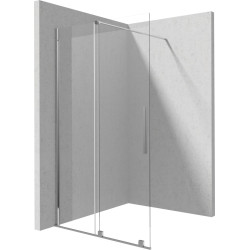 Stumdoma walk-in dušo sienelė Deante Prizma, 100 cm, chromas, KTJ_030R Stumdoma walk-in dušo sienelė Deante Prizma, 100 cm, chromas, KTJ_030R