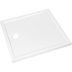 Akrilinis kvadratinis dušo padėklas Deante Prizma, 80 cm, balta, KTJ_082B