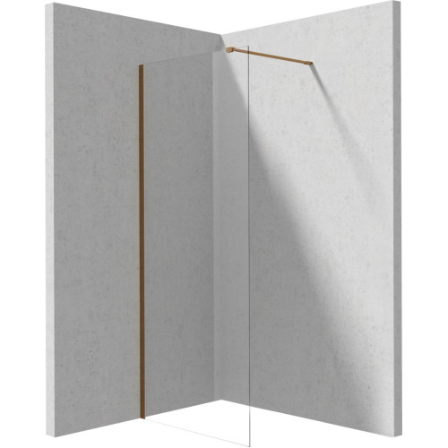 Walk-in dušo sienelė Deante Prizma, 70 cm, šlifuota bronza, KTJ_C37P Walk-in dušo sienelė Deante Prizma, 70 cm, šlifuota bronza, KTJ_C37P