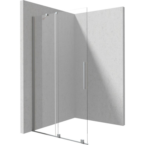 Stumdoma walk-in dušo sienelė Deante Prizma, 120 cm, šlifuotas plienas, KTJ_F32R