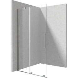 Stumdoma walk-in dušo sienelė Deante Prizma, 80 cm, šlifuotas plienas, KTJ_F38R Stumdoma walk-in dušo sienelė Deante Prizma, 80 cm, šlifuotas plienas, KTJ_F38R