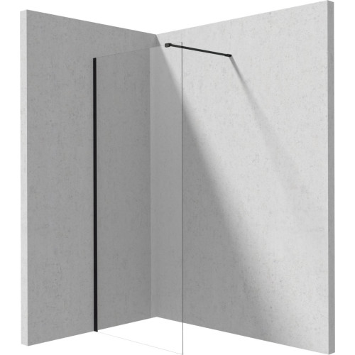 Walk-in dušo sienelė Deante Prizma, 100 cm, juoda, KTJ_N30P