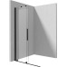 Stumdoma walk-in dušo sienelė Deante Prizma, 80 cm, juoda, KTJ_N38R