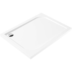 Akrilinis stačiakampis dušo padėklas Deante Cubic, 100x90 cm, balta, KTK_045B