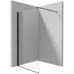 Dušo sienelė / walk-in Deante Kerria Plus, Kerria Plus sistema, 110 cm, juoda, KTS_N31P Dušo sienelė / walk-in Deante Kerria Plus, Kerria Plus sistema, 110 cm, juoda, KTS_N31P