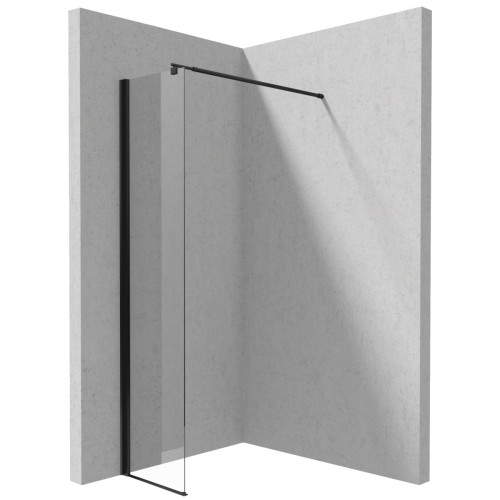 Dušo sienelė / walk-in Deante Kerria Plus, Kerria Plus sistema, 40 cm, juoda, KTS_N84P Dušo sienelė / walk-in Deante Kerria Plus, Kerria Plus sistema, 40 cm, juoda, KTS_N84P