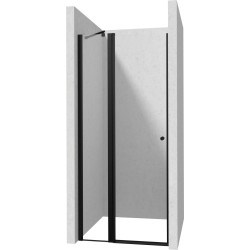 Varstomos dušo durys Deante Kerria Plus, 90 cm, juoda, KTSUN41P