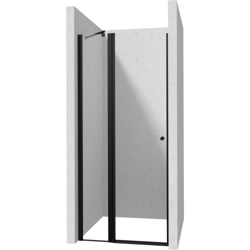 Varstomos dušo durys Deante Kerria Plus, 90 cm, juoda, KTSUN41P Varstomos dušo durys Deante Kerria Plus, 90 cm, juoda, KTSUN41P