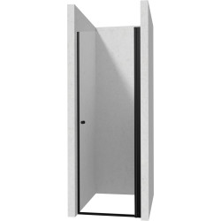 Švytuoklinės dušo durys Deante Kerria Plus, 60 cm, juoda, KTSWN46P Švytuoklinės dušo durys Deante Kerria Plus, 60 cm, juoda, KTSWN46P