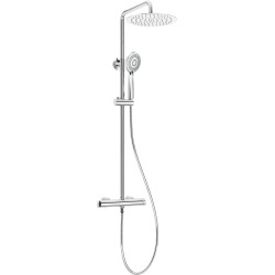 Dušo sistema su lietaus galva ir termostatiniu dušo maišytuvu Deante Therm, chromas, NAC_04OT Dušo sistema su lietaus galva ir termostatiniu dušo maišytuvu Deante Therm, chromas, NAC_04OT