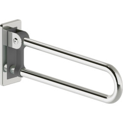 Atlenkiamas sieninis turėklas Deante Lehnen, 60 cm, poliruotas plienas, NIL_041D Atlenkiamas sieninis turėklas Deante Lehnen, 60 cm, poliruotas plienas, NIL_041D