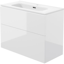 Vonios spintelė su praustuvu Deante Prizma, 80 cm, blizgi balta, ST6U8U6U8M Vonios spintelė su praustuvu Deante Prizma, 80 cm, blizgi balta, ST6U8U6U8M
