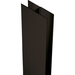 Prailginimo profilis su montavimo priedais Deante, 200 cm, juoda, XKC00PN02