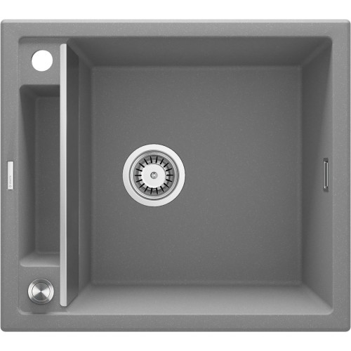 Magnetinė granitinė plautuvė Deante Magnetic, 1 dubens, pilka metalik, ZRM_S103 Magnetinė granitinė plautuvė Deante Magnetic, 1 dubens, pilka metalik, ZRM_S103