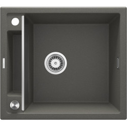 Magnetinė granitinė plautuvė Deante Magnetic, 1 dubens, antracitas metalik, ZRM_T103