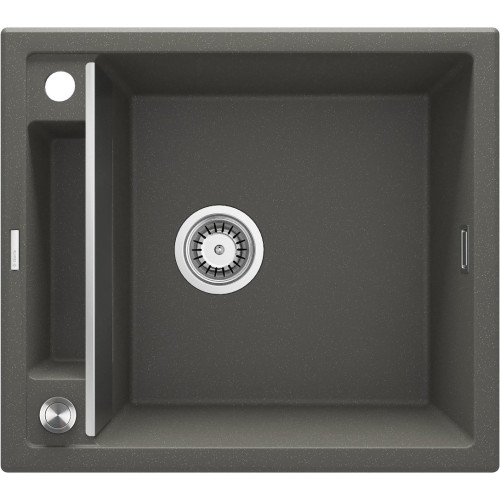 Magnetinė granitinė plautuvė Deante Magnetic, 1 dubens, antracitas metalik, ZRM_T103