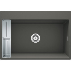 Magnetinė granitinė plautuvė Deante Magnetic, 1 dubens, antracitas metalik, ZRM_T10B