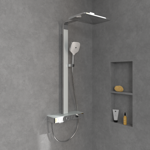 Villeroy & Boch termostatinė dušo sistema Infinity, 24 cm galva, chromuota