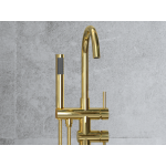 Maišytuvas voniai montuojamas į grindis Besco Illusion II aukso spalvos