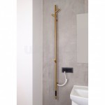 Elektrinė rankšluosčių kabykla WOBBEE BURTON BRUSHED GOLD braižyto aukso spalvos su laikmačiu Elektrinė rankšluosčių kabykla WOBBEE BURTON BRUSHED GOLD braižyto aukso spalvos su laikmačiu