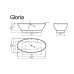 Vispool akmens masės vonia GLORIA 1840x900mm Vispool akmens masės vonia GLORIA 1840x900mm