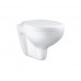 Komplektas 4 in1 Grohe rėmas + mygtukas Nova Cosmo chromas, Grohe Bau klozetas su lėtaigiu dangčiu