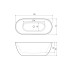 Balteco Halo lieto akmens vonia 1690x720 x640 mm Balteco Halo lieto akmens vonia 1690x720 x640 mm