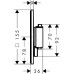 Termostatas Hansgrohe DuoTurn E 75417000, 2 funkcijų, chromuotas Termostatas Hansgrohe DuoTurn E 75417000, 2 funkcijų, chromuotas