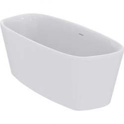 Ideal Standard Dea Duo laisvai pastatoma balta akrilinė vonia 170x75 cm su Click-Clack nuotekų vožtuvu Ideal Standard Dea Duo laisvai pastatoma balta akrilinė vonia 170x75 cm su Click-Clack nuotekų vožtuvu
