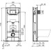 Ideal Standard Prosys 120 rėmas su M2 mygtuku ir Villeroy&Boch Architectura su TwistFlush WC
