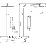 Ideal Standard S200 termostatinė dušo sistema