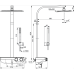 Ideal Standard S200 termostatinė dušo sistema