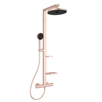 Dušo komplektas su termostatiniu maišytuvu Ideal Standard Alu+ Rose gold