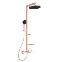 Dušo komplektas su termostatiniu maišytuvu Ideal Standard Alu+ Rose gold