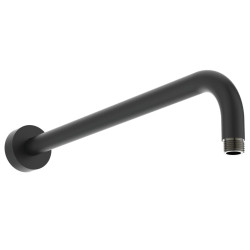 Ideal Standard 400 mm alkūnė iš sienos dušui, matinė juoda Ideal Standard 400 mm alkūnė iš sienos dušui, matinė juoda