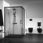 Ideal Standard CONNECT 2  dušo kabinos slankios durys (120 cm), matinė juoda (kaina už vienas duris)