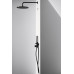 Ideal Standard lietaus dušo galva 300 mm su silikoniais purkštukais, matinė juoda