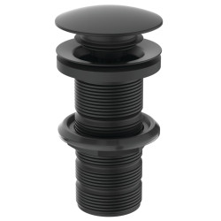 Ideal Standard Click - Clack nuotekų vožtuvas 1 1/4” (32 mm) be persipylimo, matinė juoda Ideal Standard Click - Clack nuotekų vožtuvas 1 1/4” (32 mm) be persipylimo, matinė juoda