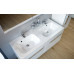 Dvigubas praustuvas Chrome 1200 | Dvigubas praustuvas Chrome 1200 su persipylimu Dvigubas praustuvas Chrome 1200 | Dvigubas praustuvas Chrome 1200 su persipylimu