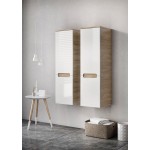 Šoninė aukšta spintelė (penalas) SB Classic 350 | Aukšta spintelė SB Classic 350 R cappuccino/balta