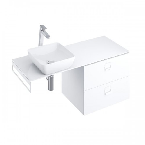 Plokštė Comfort 1200 prie spintelės SD Comfort 600 | Plokštė Comfort 1200 balta