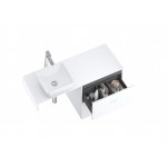 Plokštė Comfort 1200 prie spintelės SD Comfort 600 | Plokštė Comfort 1200 balta