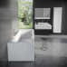 Akrilinė vonia Formy 01 Slim | Vonia FORMY 01 SLIM 180 x 80 sniego baltumo