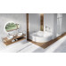 Akrilinė kampinė vonia NewDay | Vonia NewDay 140 x 140 sniego baltumo
