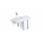 Spintelė po praustuvu SD Balance 600 | SD Balance 600 balta/grafito