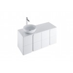 Spintelė po praustuvu SD Balance 600 | SD Balance 600 balta/grafito
