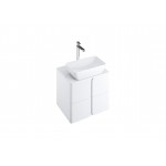 Spintelė po praustuvu SD Balance 600 | SD Balance 600 balta/grafito