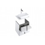 Spintelė po praustuvu SD Balance 800 | SD Balance 800 balta/balta