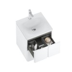 Spintelė po praustuvu SD Balance 600 | SD Balance 600 balta/grafito